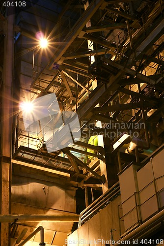 Image of Pipes, ducts and tubes  at a power plant