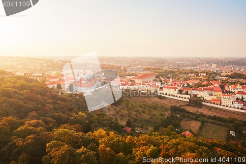 Image of Skyline of historical part of Prague