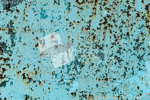 Image of Old metal texture with peeling paint