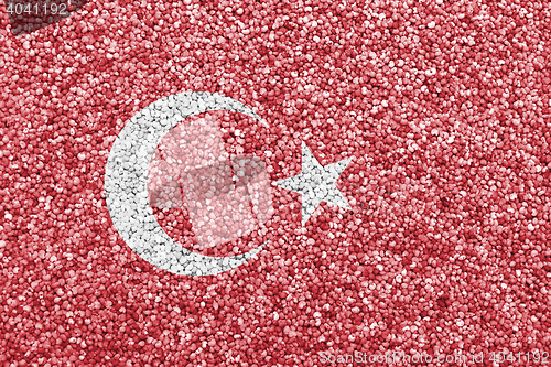 Image of Flag on poppy seed