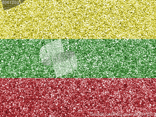 Image of Flag on poppy seed