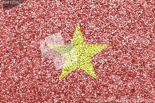Image of Flag on poppy seed