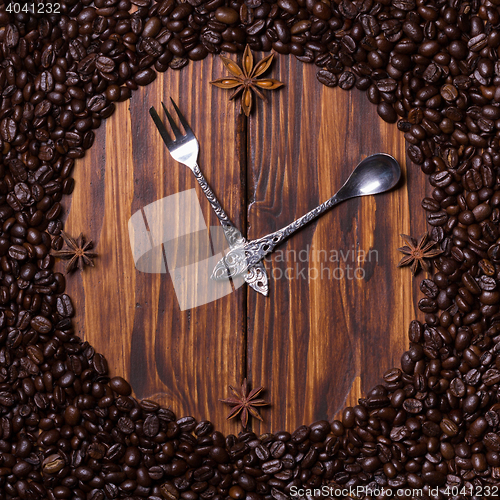 Image of Spoons with coffee