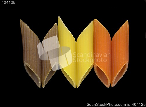 Image of three colour penne flag