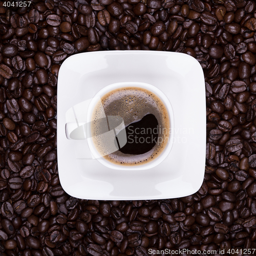 Image of Still-life with coffee cup and saucer