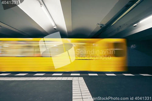 Image of Traffic in subway