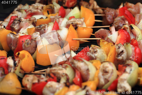 Image of meat and vegetables food 