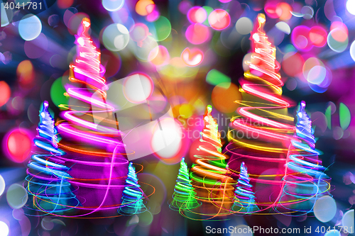 Image of abstract christmas background