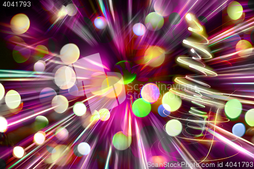 Image of abstract christmas tree