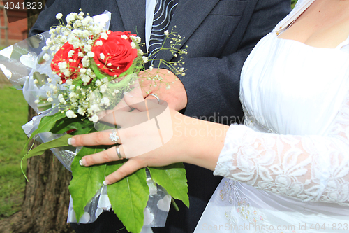 Image of wedding rose decoration