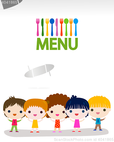 Image of menu kids background