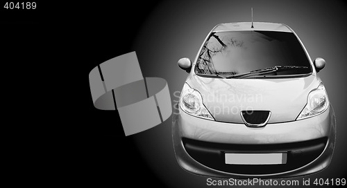 Image of Car isolated on black