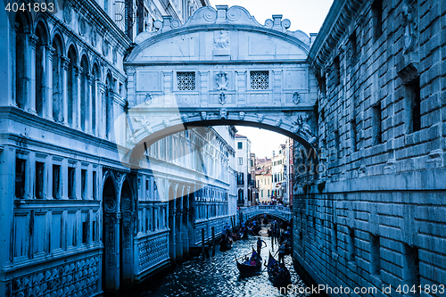 Image of Bridge of Sighs in Venice