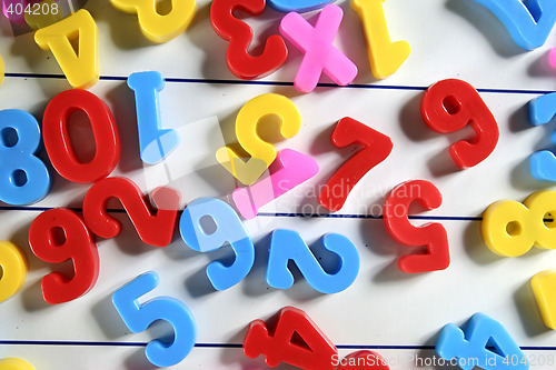 Image of Close-up of letters