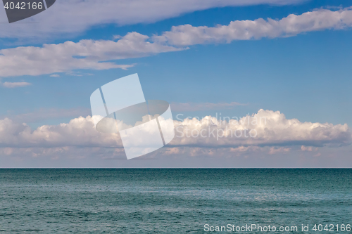 Image of Landscape with a view of the calm sea.