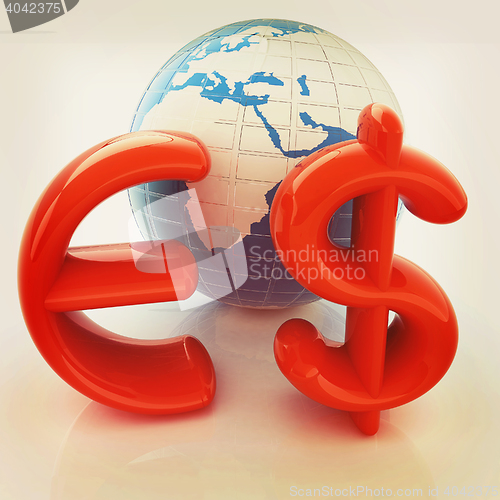 Image of . 3D illustration. Vintage style.