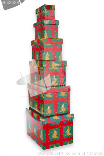 Image of Christmas gift boxes