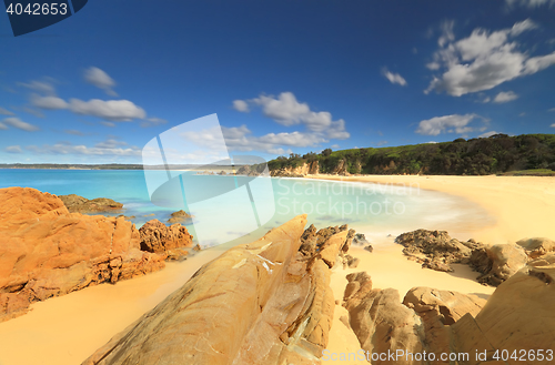 Image of Crystal clear aqua waters of Jagger Beach