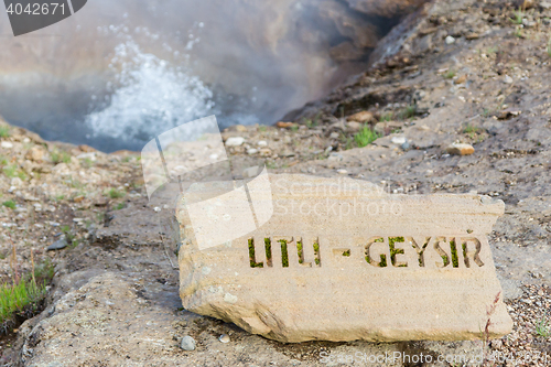 Image of Little geyser - Iceland