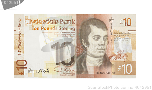 Image of Scottish Banknote, 10 pounds