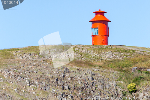 Image of Cute little red lighthouse