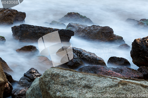 Image of fog over the water