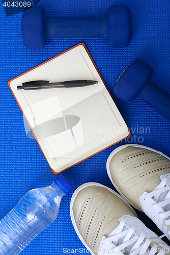 Image of Sport. Outfit for exercises.