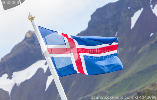 Image of Iceland flag - flag of Iceland