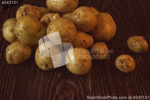 Image of Freshly grown potato