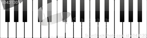 Image of Piano keys abstract musical background