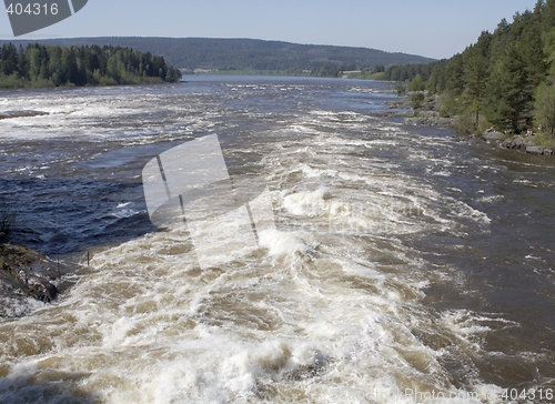 Image of Flood in the river.