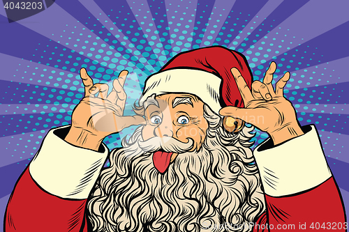 Image of Santa Claus tease, good sense of humor