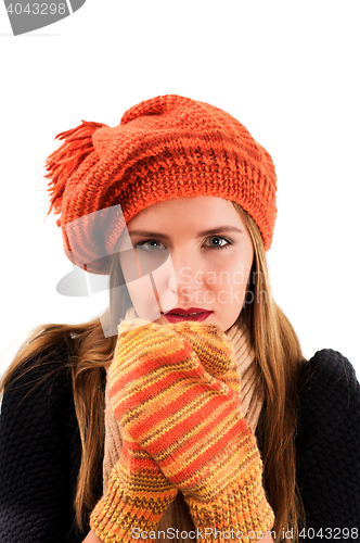 Image of Concept of Frozen Girl