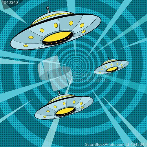 Image of Space attack UFO