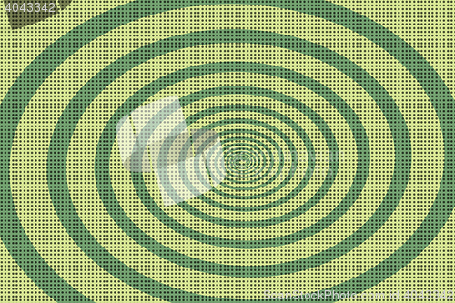 Image of The green spiral pop art background