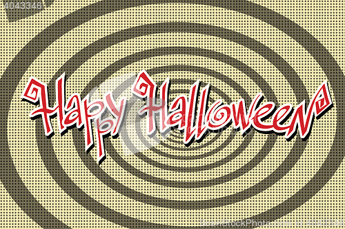 Image of Happy Halloween retro background