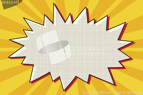 Image of Comic explosion cloud