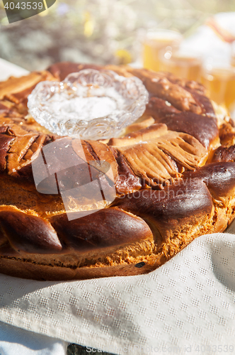 Image of Russian bread with salt