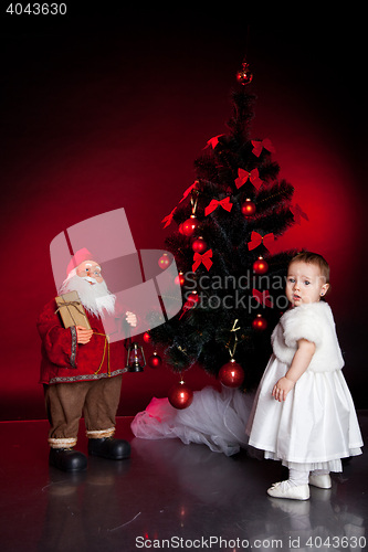 Image of little baby, xmas