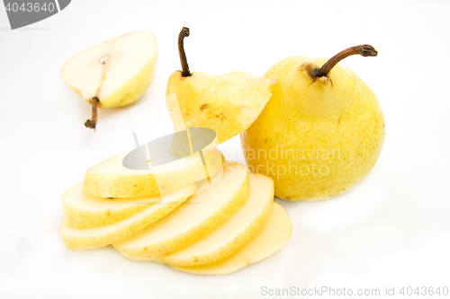 Image of pears isolated