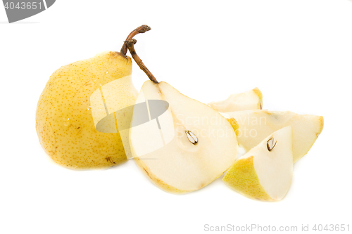 Image of pears isolated