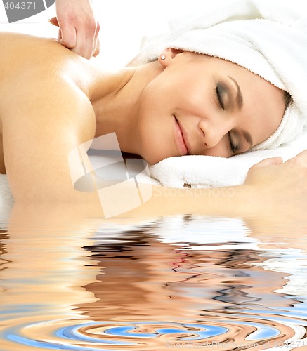 Image of massage pleasure in water #2
