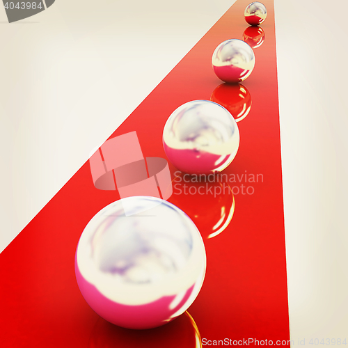 Image of the concept of motion . 3D illustration. Vintage style.