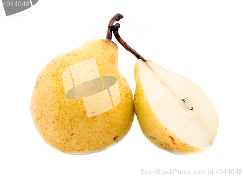 Image of pears isolated