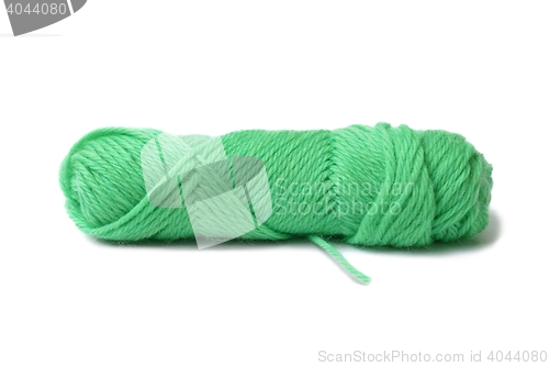 Image of Knitting yarn on white