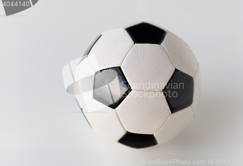 Image of close up of football or soccer ball