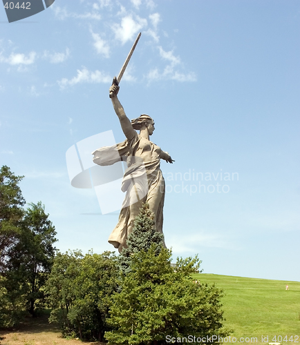 Image of World War II Memorial in Volgograd Russia