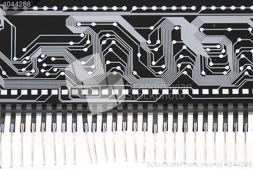 Image of electronic circuit texture