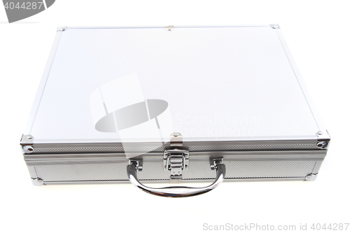 Image of small aluminum suitcase