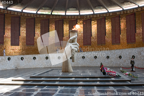 Image of World War II Memorial in Volgograd Russia